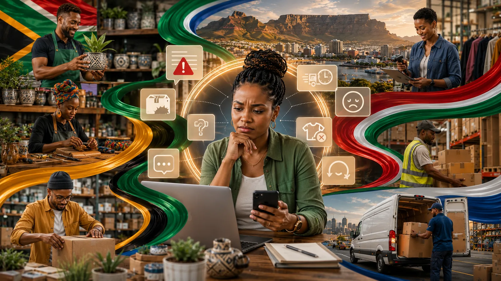 A South African business owner reviews customer experience signals across products, packaging, delivery and marketplace promises.