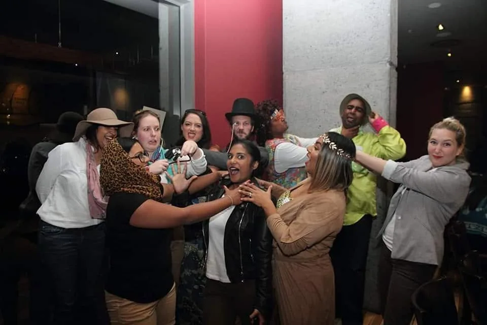 The Unusual Suspects hosted murder mystery game cover