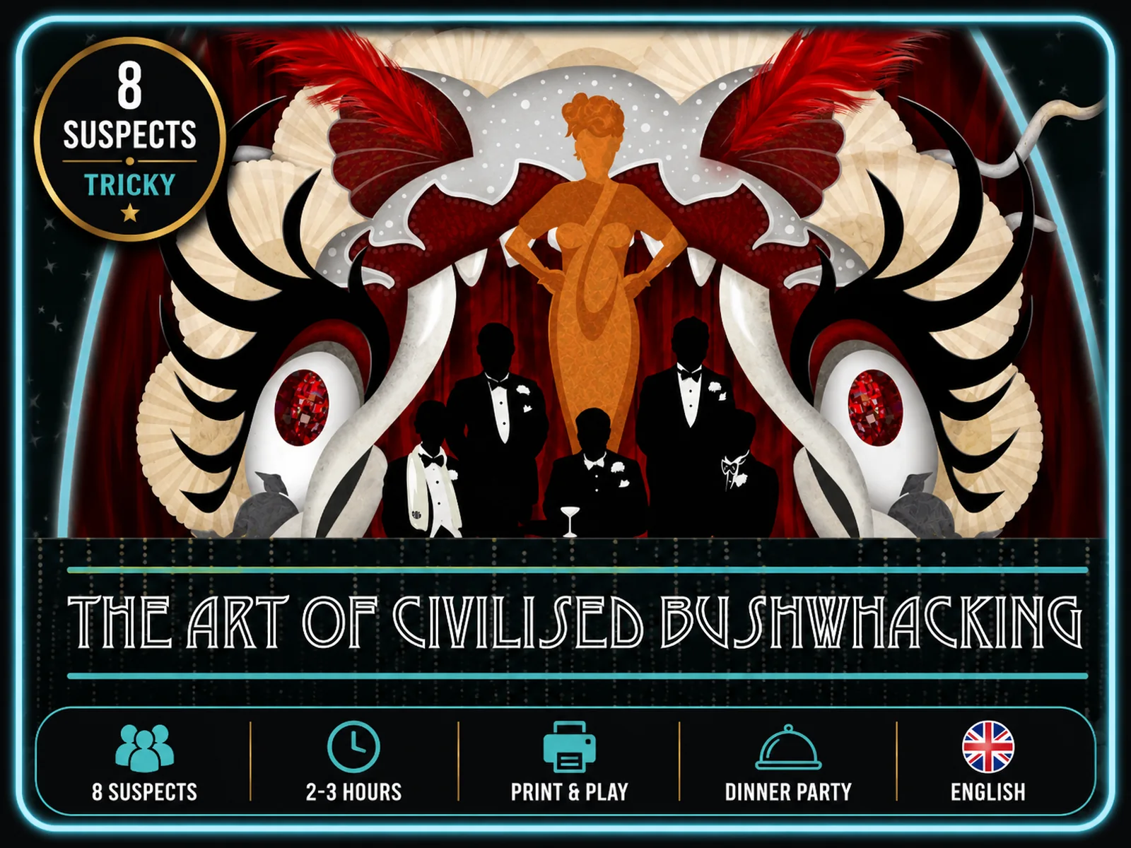 Art of Civilised Bushwhacking — Singapore Edition murder mystery game cover