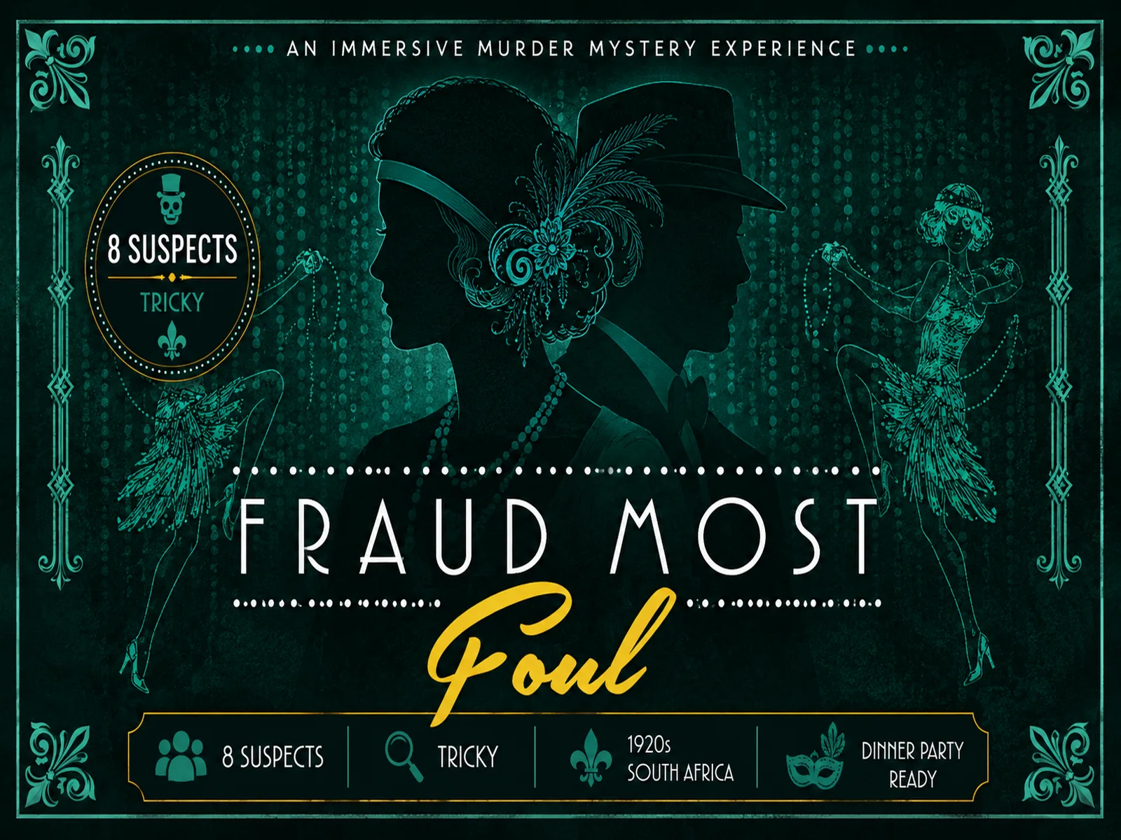 Fraud Most Foul (Main: Louisiana Edition) printable murder mystery game cover
